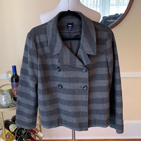GAP Jackets & Blazers - Gap Wool Lined Car Coat in Large EUC